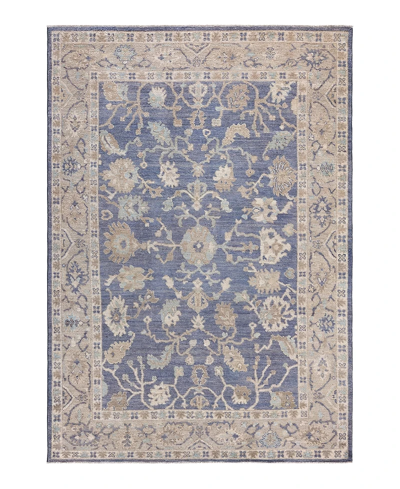 Adorn Hand Woven Rugs Oushak M1973 6'1"x8'10" Area Rug