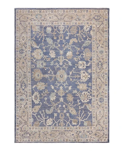 Adorn Hand Woven Rugs Oushak M1973 6'1"x8'10" Area Rug