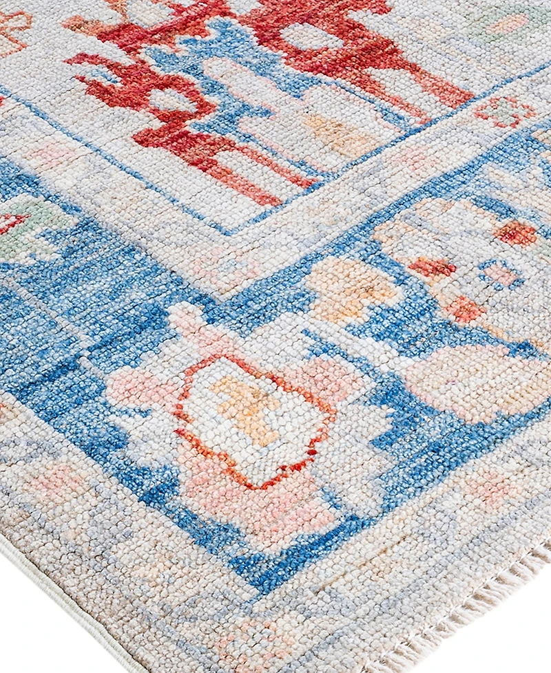 Adorn Hand Woven Rugs Oushak M1973 3'11"x9'8" Runner Area Rug