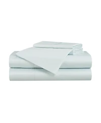 Rayon from Bamboo King Sheet Set, Ultra Silky Luxury Sheets, 1 Flat Sheet, Fitted 2 Pillowcases, Temperature Regulating, Breathable, Sustaina