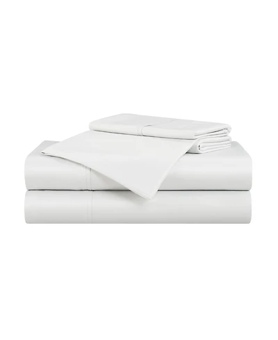 Rayon from Bamboo King Sheet Set, Ultra Silky Luxury Sheets, 1 Flat Sheet, Fitted 2 Pillowcases, Temperature Regulating, Breathable, Sustaina