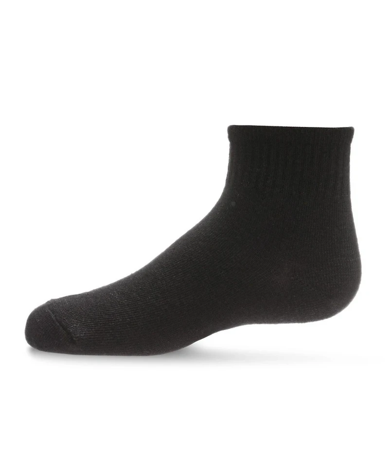 MeMoi Girls 3 Pairs Unisex Mid Cut Cotton Blend Socks
