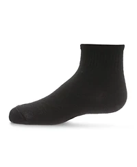 MeMoi Girls 3 Pairs Unisex Mid Cut Cotton Blend Socks