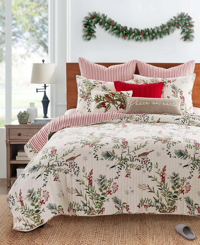 Levtex Winterberry Forest 3-Pc. Quilt Set, King