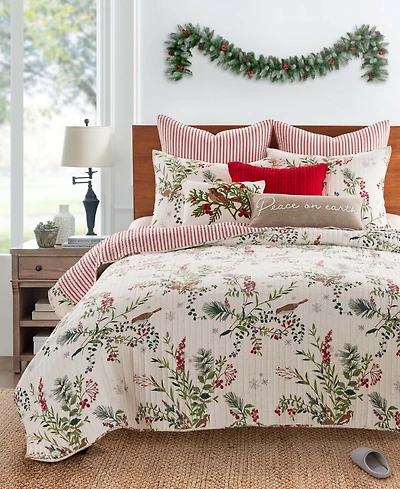 Levtex Winterberry Forest 3-Pc. Quilt Set, King