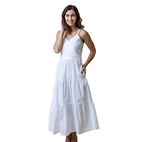 Hope & Henry Women's Tiered Wrap Dress