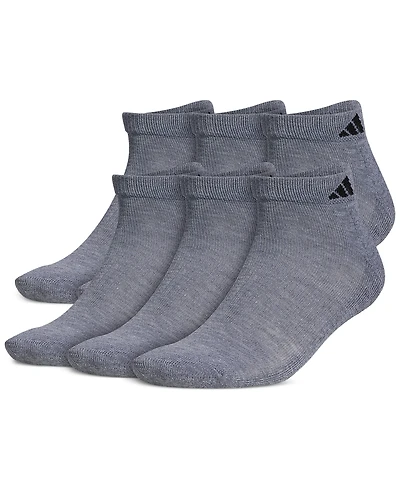 adidas Men's Cushioned Athletic 6-Pack Low Cut Socks