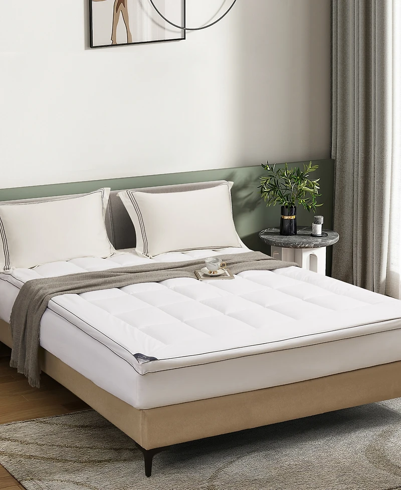 Royal Luxe 2" Overfilled Hypoallergenic Down Alternative Mattress Pad, California King, Exclusively at Macy's