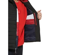Tommy Hilfiger Men's Stretch Quilted Hooded Jacket
