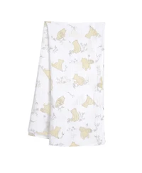 Lambs & Ivy Disney Baby Winnie the Pooh Swaddle Blanket & Plush Toy Gift Set