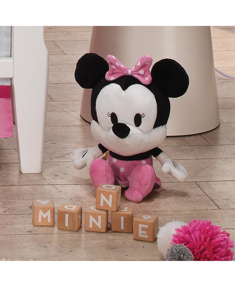 Lambs & Ivy Disney Baby Minnie Mouse Plush Stuffed Animal Toy by