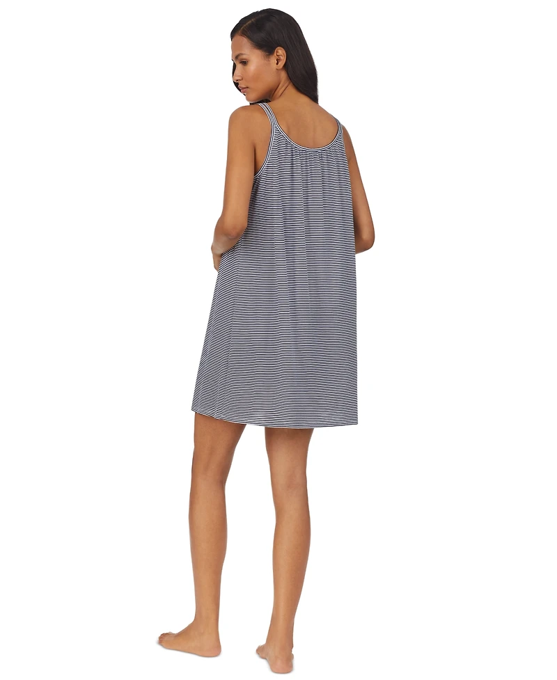 Lauren Ralph Cotton Knit Double-Strap Nightgown