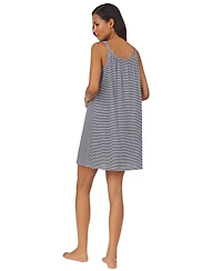 Lauren Ralph Cotton Knit Double-Strap Nightgown