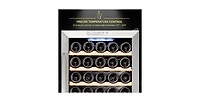 Schmecke Wine Fridge, 34 Bottle Wine Cooler, freestanding