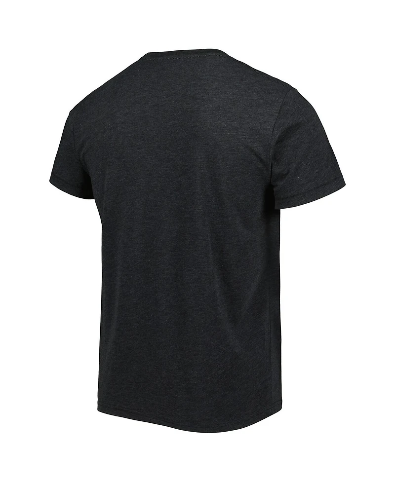 Men's Homage Charcoal Pittsburgh Steelers Victory Monday Tri-Blend T-shirt