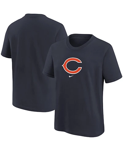 Big Boys Nike Navy Chicago Bears Logo T-shirt
