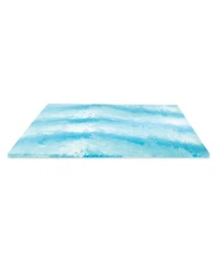Prosleep Cooling Gel Swirl Memory Foam Mattress Toppers
