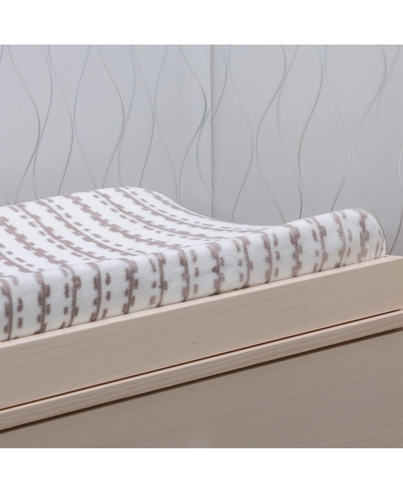 Lambs & Ivy Urban Jungle Gray/White Baby Changing Pad Cover