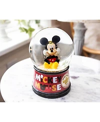 Disney Mickey Mouse Light-Up Snow Globe with Swirling Glitter Display Piece Decoration | Home Decor for Kids Room Essentials | Precious Keepsake, Cute