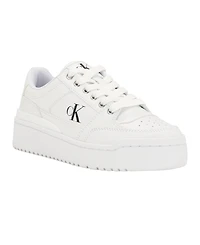 Calvin Klein Women's Alondra Casual Lace-Up Sneakers