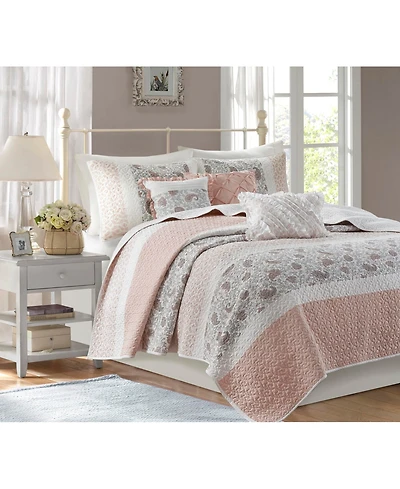 Madison Park Dawn 6-Pc. Quilt Set, Full/Queen