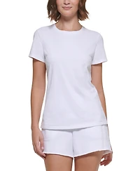 Calvin Klein Performance Women's Cotton Short-Sleeve Crewneck T-Shirt