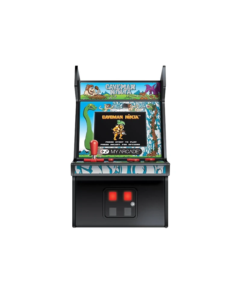 DreamGear Dg-dgunl-3218 6 in. Collectible Retro Caveman Ninja Micro Machine Cabinet, Gray