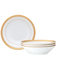 Noritake Crestwood Gold Set of 4 Soup Bowls, Service For 4