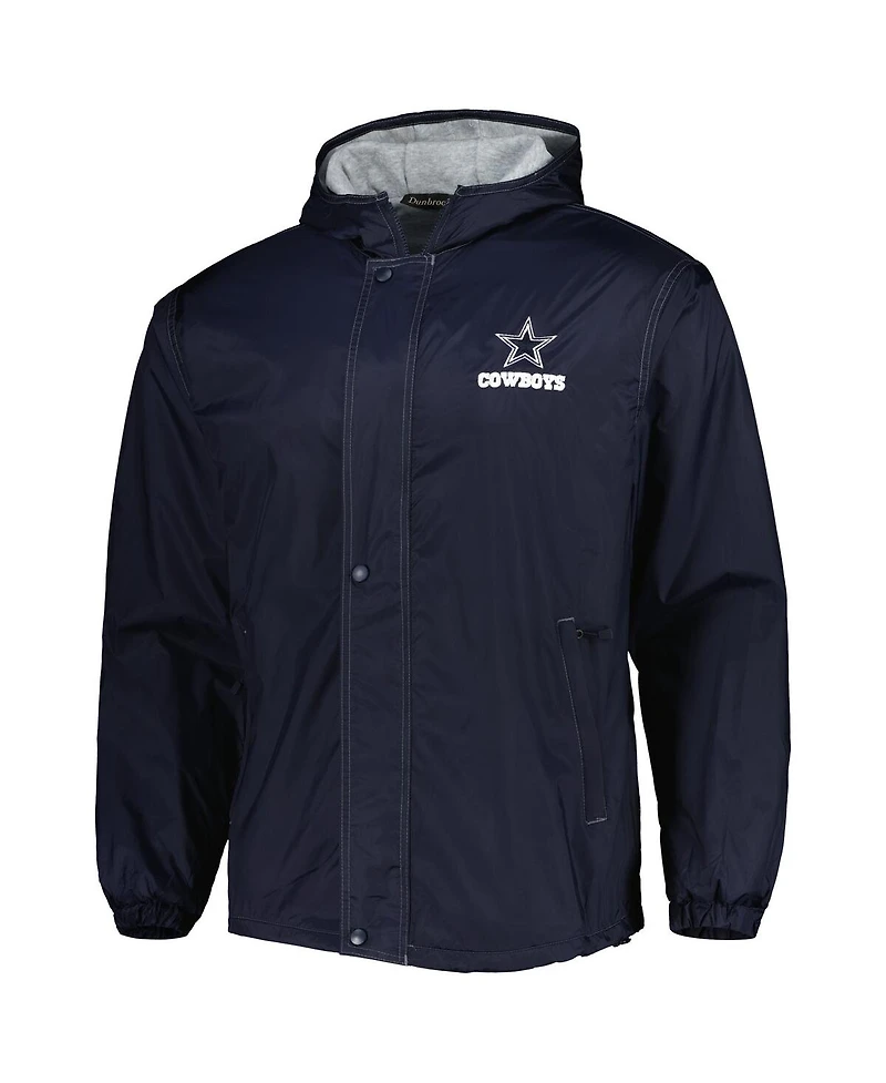 Men's Dunbrooke Navy Dallas Cowboys Logo Legacy Stadium Full-Zip Jacket