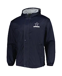 Men's Dunbrooke Navy Dallas Cowboys Logo Legacy Stadium Full-Zip Jacket