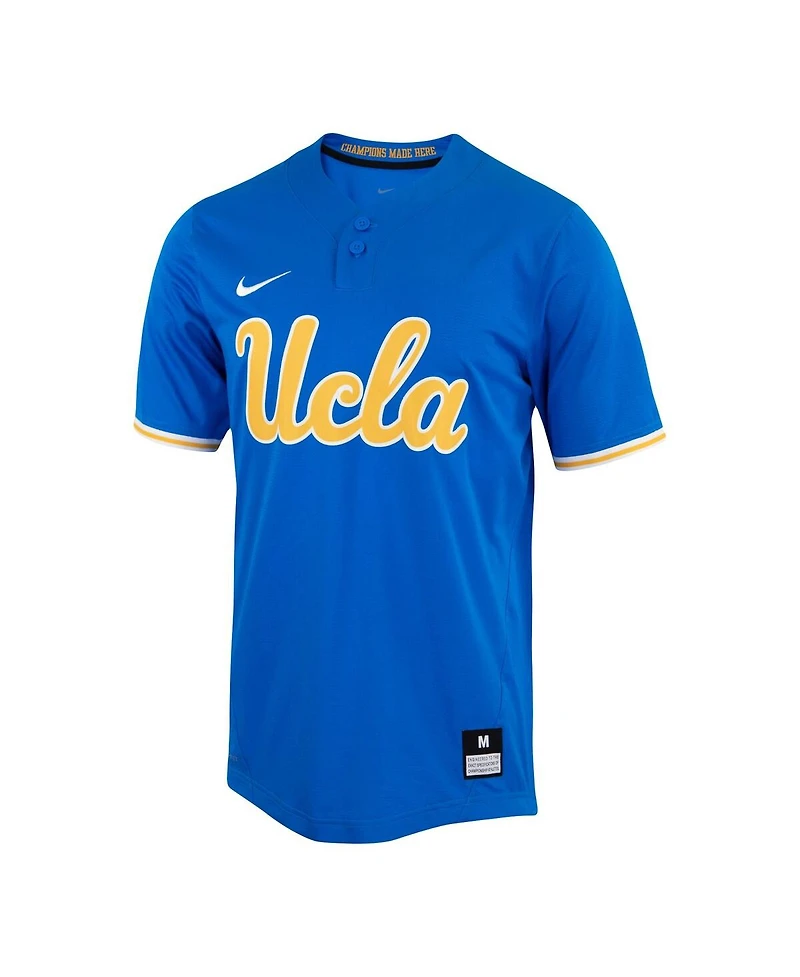 Nike Men's and Women's Ucla Bruins Two-Button Replica Softball Jersey