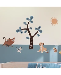 Lambs & Ivy Disney Baby Lion King Adventure Tree with Simba/Timon/Pumbaa Wall Decals/Stickers by