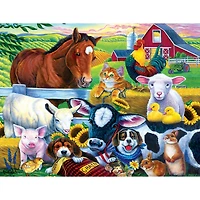 Masterpieces World of Animals - Farm Friends 100 Piece Jigsaw Puzzle