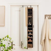 Mirrored Jewelry Cabinet Jewelry Organizer