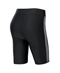 Women's Wear by Erin Andrews Black Las Vegas Raiders Biker Shorts