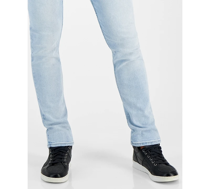 Guess Men's Light-Wash Slim Tapered Fit Jeans
