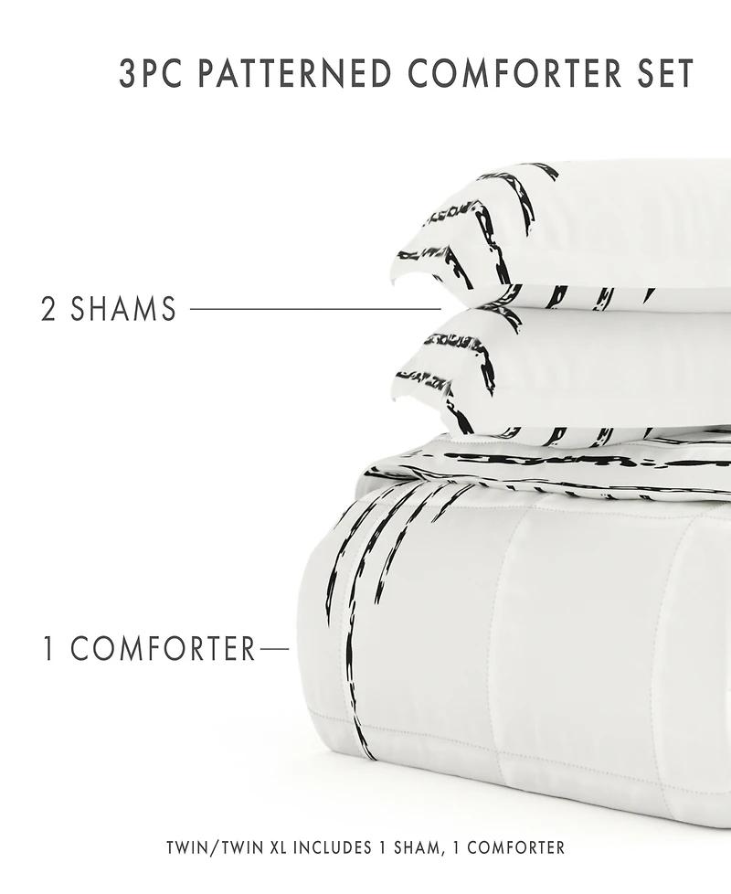 ienjoy Home Ultra Soft Diamond Stripe 2-Pc. Comforter Set, Twin