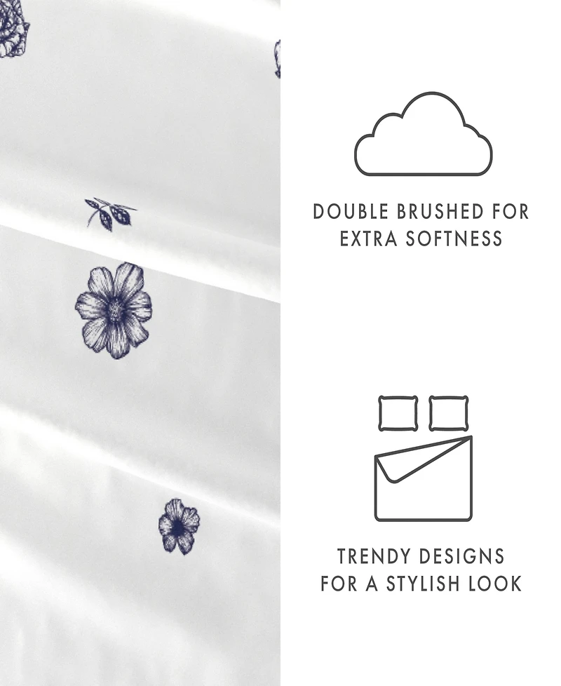 ienjoy Home The Boho & Beyond Premium Ultra Soft Pattern 4-Pc. Sheet Set