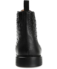 Taft Men's Saint Handwoven Leather Wingtip Dress Boots