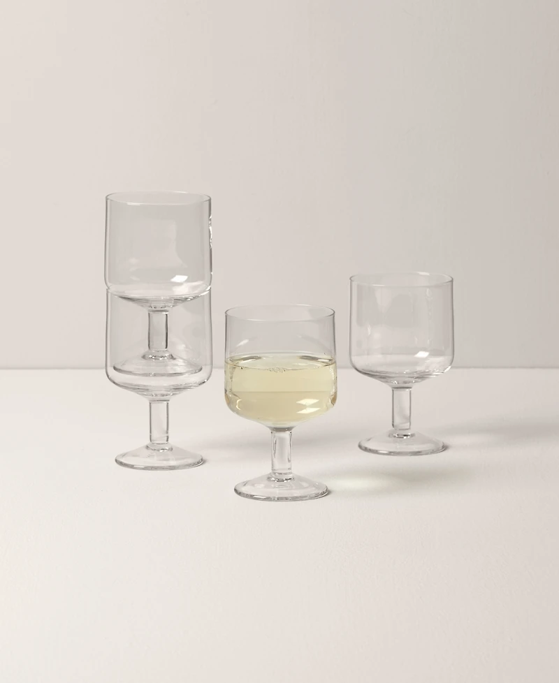 Lenox Tuscany Classics Stackable Wine Glass Set, 4 Piece