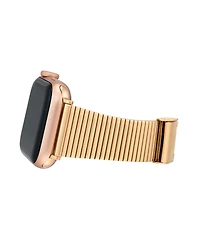 Anne Klein Women's Rose Gold-Tone Stainless Steel Bar Band designed for Apple Watch 42mm (Series 10) & 38/40/41mm