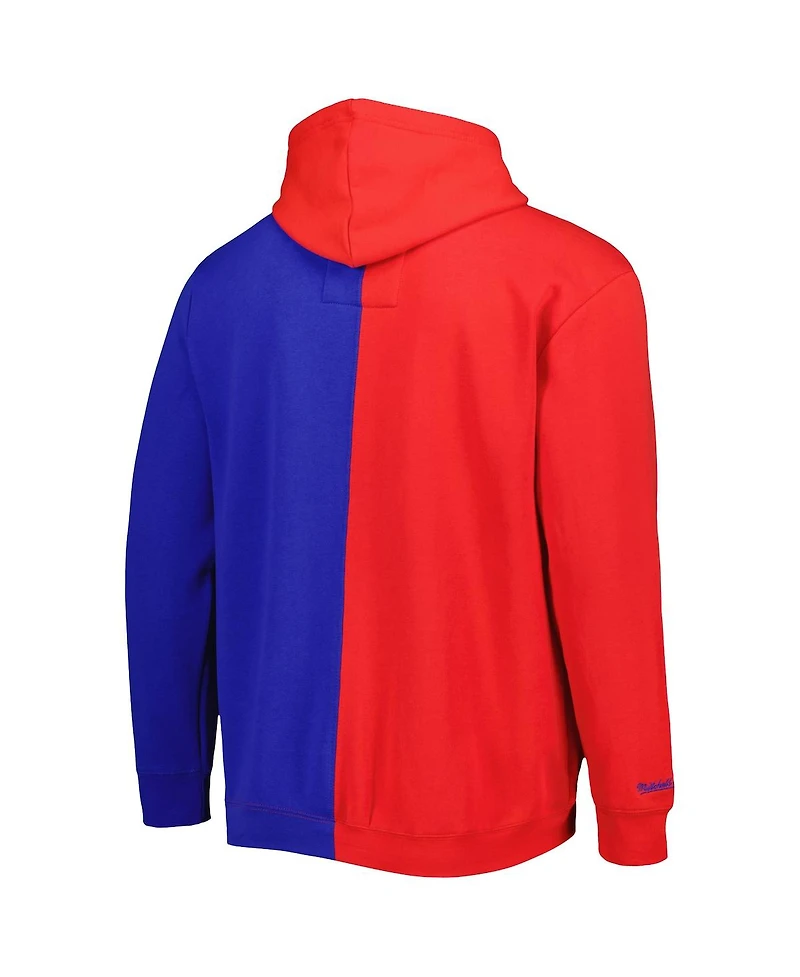 Men's Mitchell & Ness Red, Navy Chicago White Sox Fleece Full-Zip Hoodie