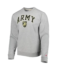 Men's League Collegiate Wear Gray Army Black Knights 1965 Arch Essential Fleece Pullover Sweatshirt