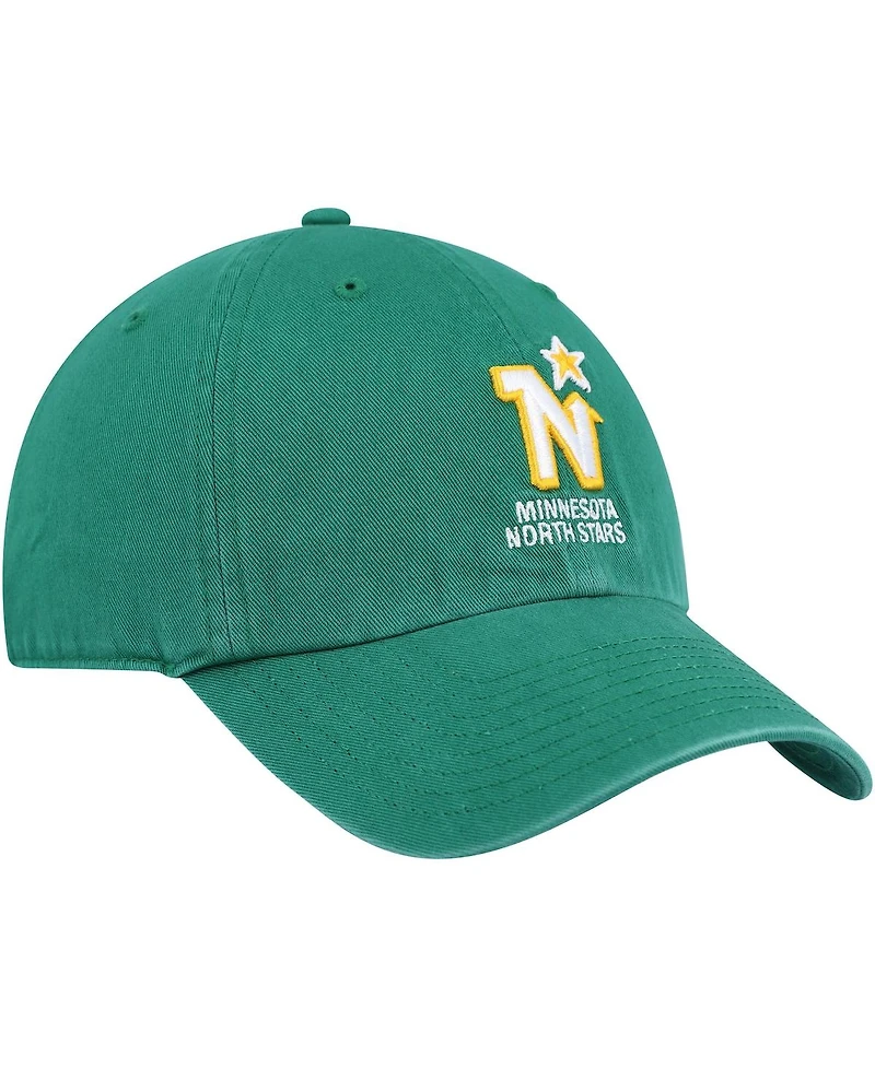 Men's '47 Brand Kelly Green Minnesota North Stars Clean Up Adjustable Hat