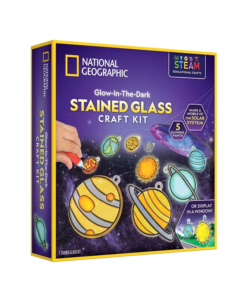 National Geographic Stained Glass Solar System Craft Kit