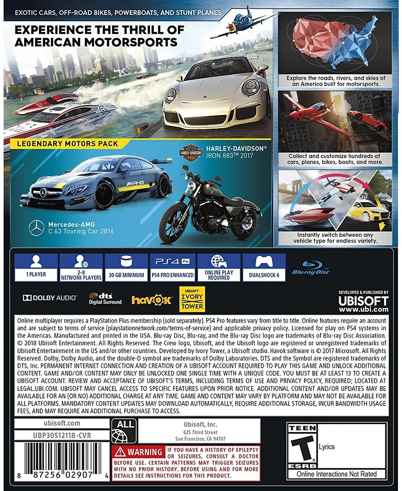 Ubisoft The Crew 2 - PlayStation 4