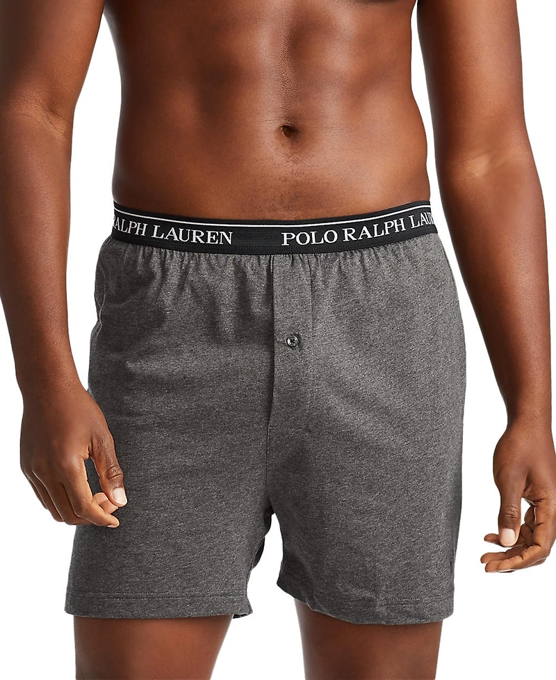 Polo Ralph Lauren Men's 3-Pack Cotton Classic Knit Boxers