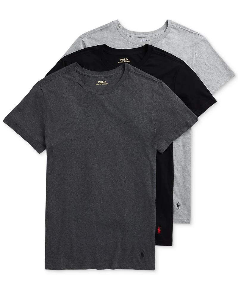 Polo Ralph Lauren Men's 3-Pack Slim Fit Crewneck Undershirt