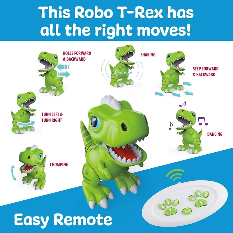 Power Your Fun Robo Pets T-Rex Dinosaur Toy for Kids