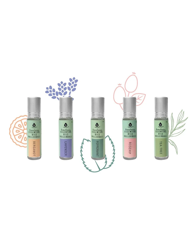 Pursonic Aromatherapy Essential Oils Rollerballs